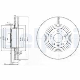 Disque de frein DELPHI BG3939