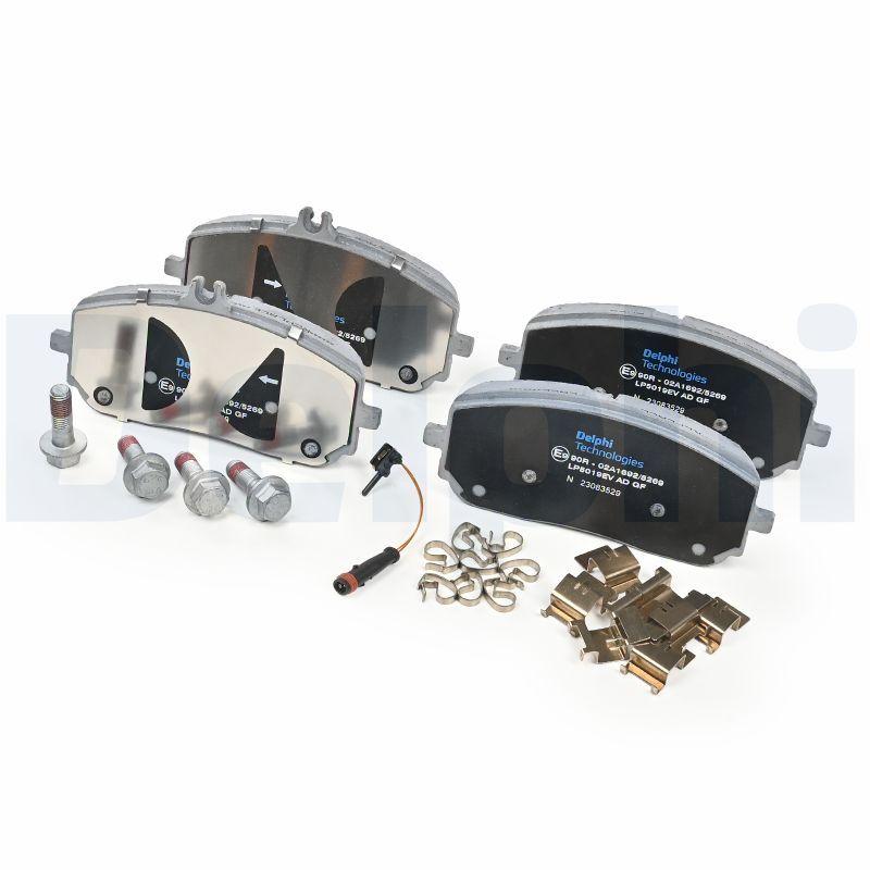 Kit de plaquettes de frein, frein à disque DELPHI LP5019EV