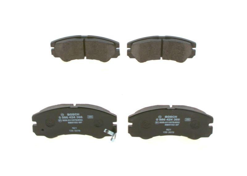 Kit de plaquettes de frein, frein à disque BOSCH 0 986 424 366