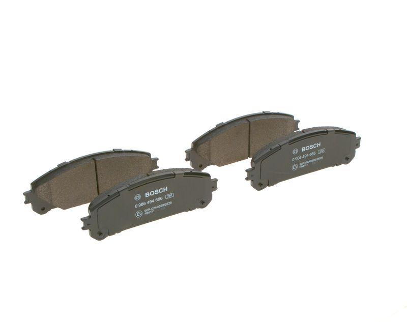 Kit de plaquettes de frein, frein à disque BOSCH 0 986 494 686