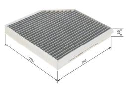 Filtre, air de l'habitacle BOSCH 1 987 432 548