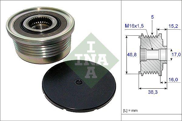 Poulie roue libre, alternateur Schaeffler INA 535 0048 10