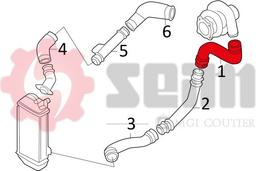 Gaine de suralimentation SEIM 981602
