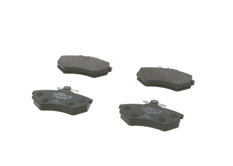 Kit de plaquettes de frein, frein à disque BOSCH 0 986 460 943