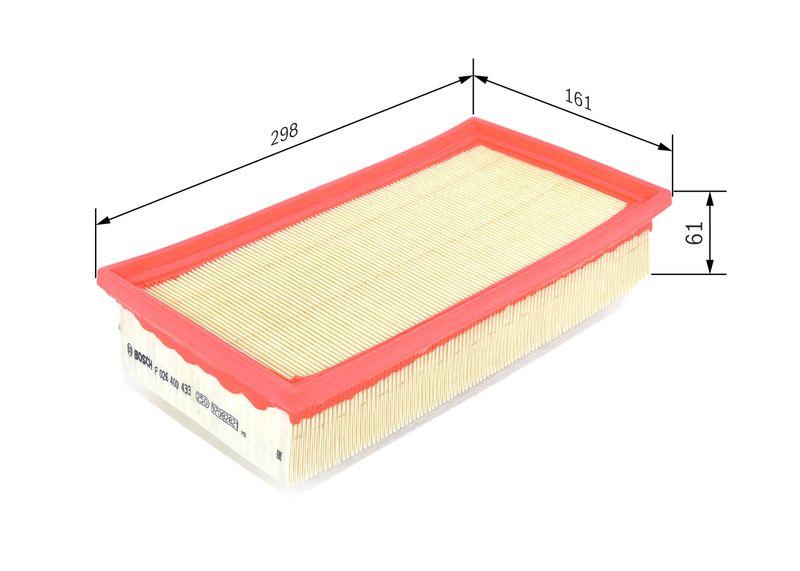 Filtre à air BOSCH F 026 400 433