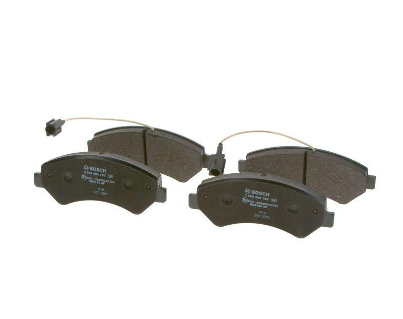 Kit de plaquettes de frein, frein à disque BOSCH 0 986 494 799