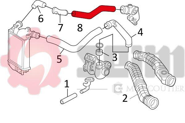 Gaine de suralimentation SEIM 981167