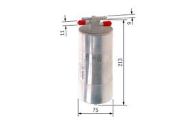Filtre à carburant BOSCH F026402845