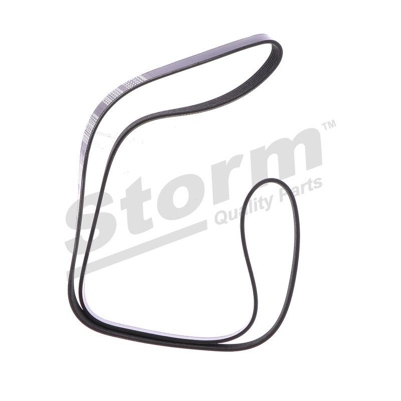 Courroie trapézoïdale à nervures STORM QUALITY PARTS STO6PK1638