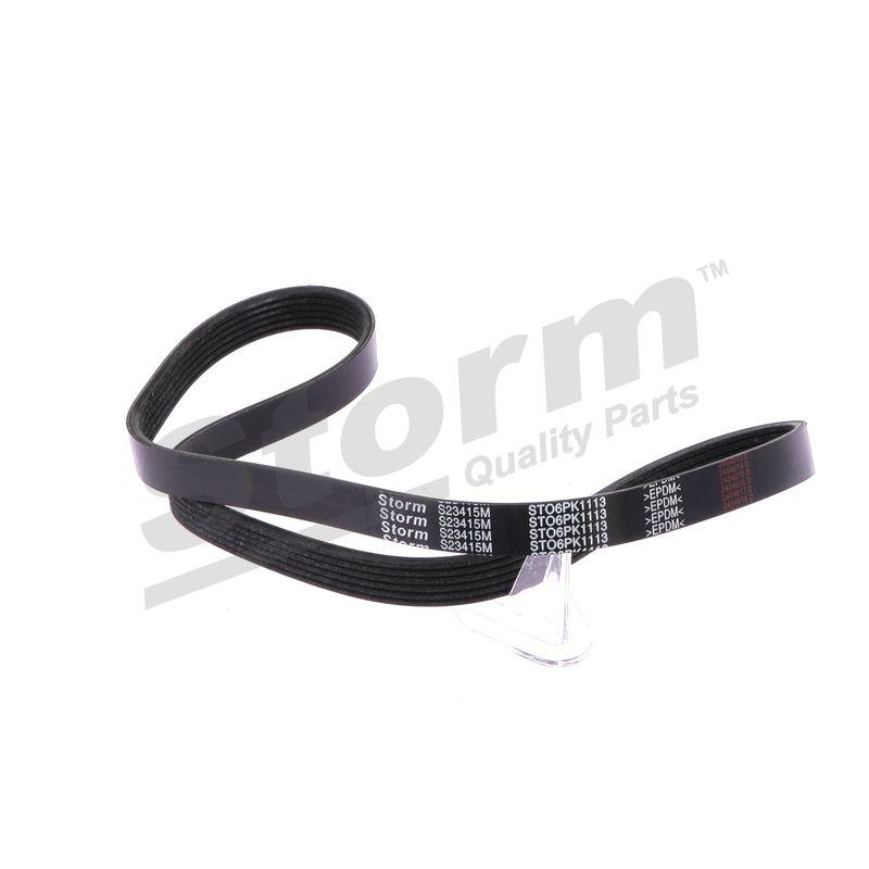 Courroie trapézoïdale à nervures STORM QUALITY PARTS STO6PK1113
