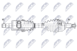 Arbre de transmission NTY NPW-VW-206