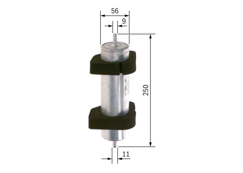 Filtre à carburant BOSCH F 026 402 111