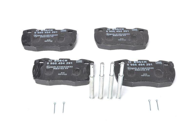 Kit de plaquettes de frein, frein à disque BOSCH 0 986 494 291