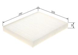 Filtre, air de l'habitacle BOSCH 1 987 435 135