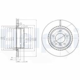 Disque de frein DELPHI BG3901C