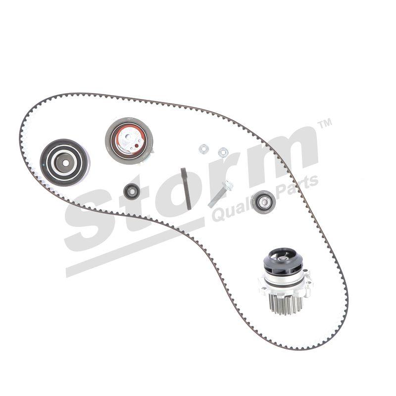 Pompe à eau + kit de courroie crantée STORM QUALITY PARTS 5550791KP