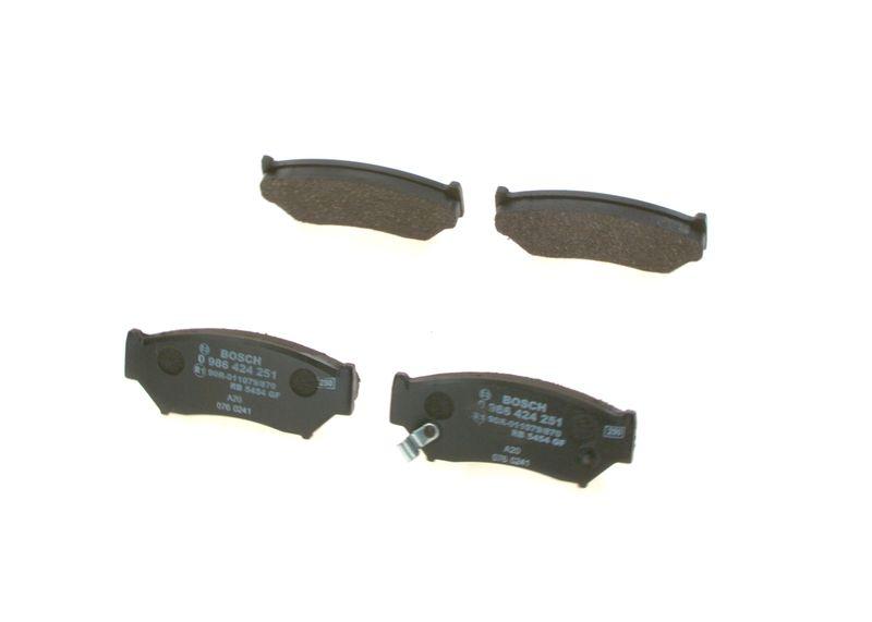 Kit de plaquettes de frein, frein à disque BOSCH 0 986 424 251