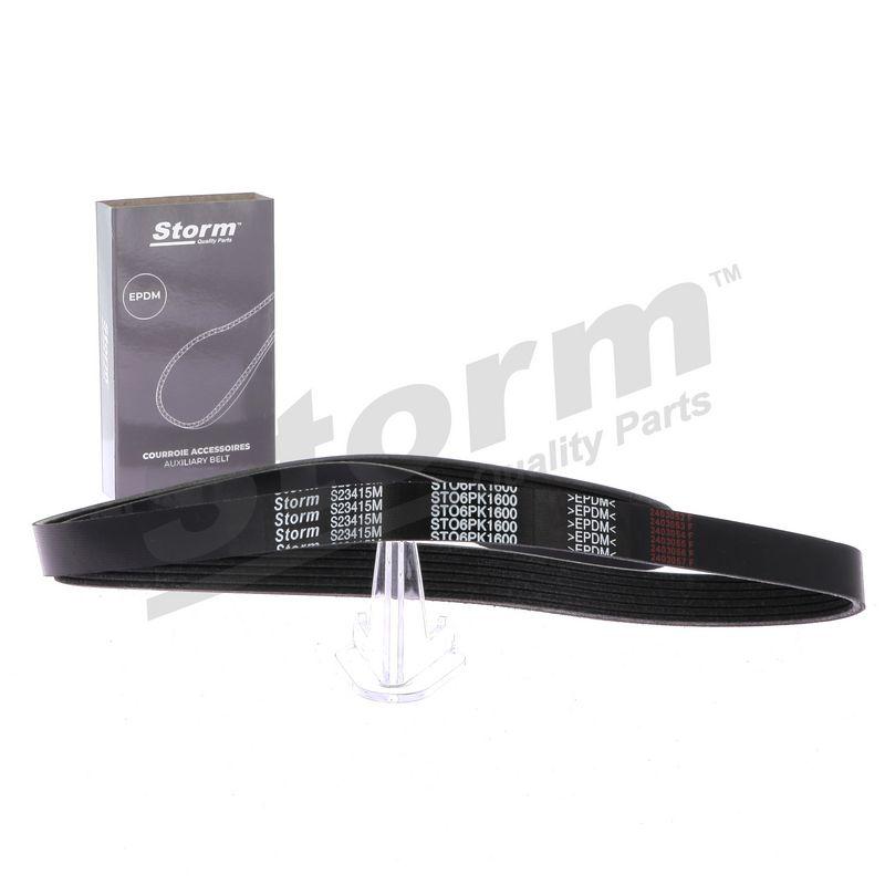 Courroie trapézoïdale à nervures STORM QUALITY PARTS STO6PK1600