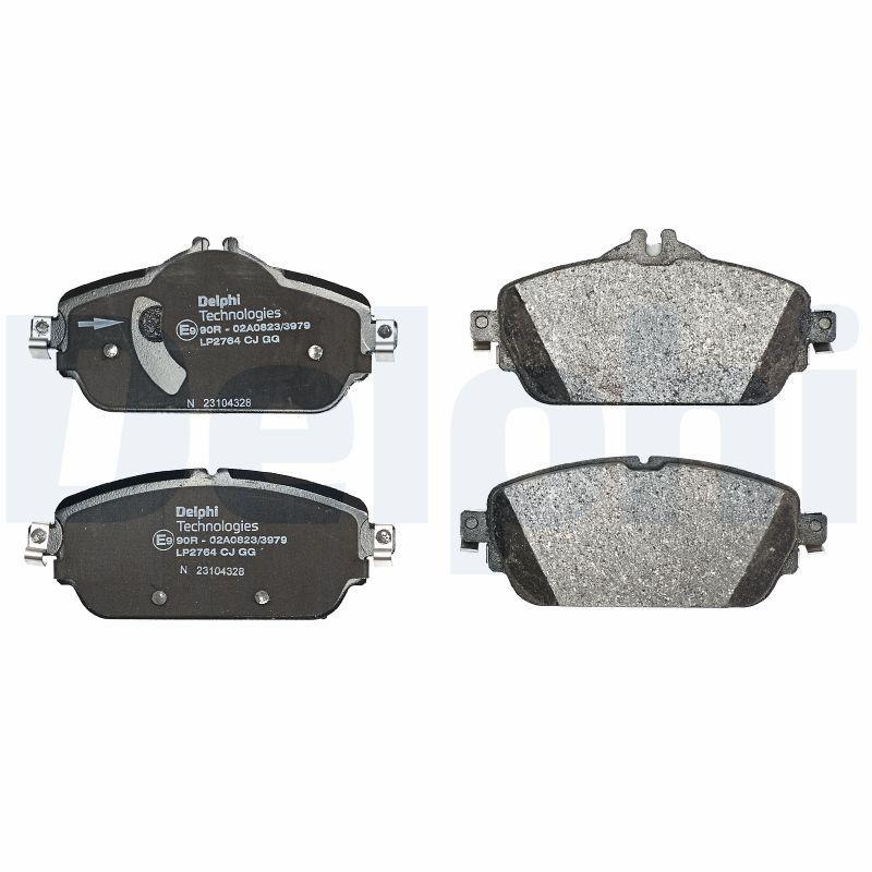 Kit de plaquettes de frein, frein à disque DELPHI LP2764