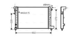 Radiateur, refroidissement du moteur AVA QUALITY COOLING CNA2120