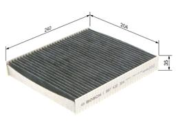 Filtre, air de l'habitacle BOSCH 1987432304