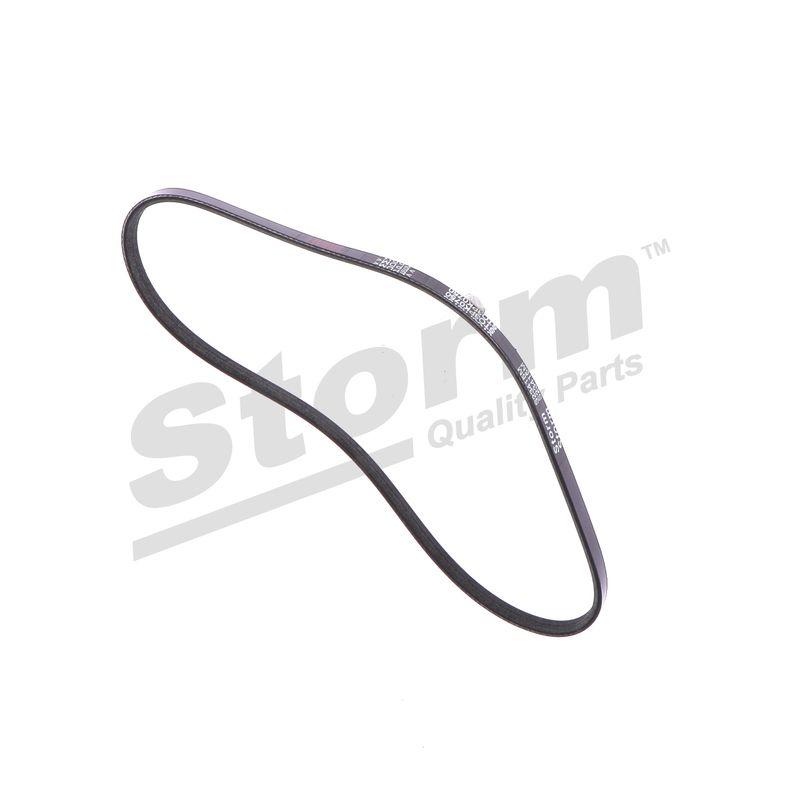 Courroie trapézoïdale à nervures STORM QUALITY PARTS STO3PK0750
