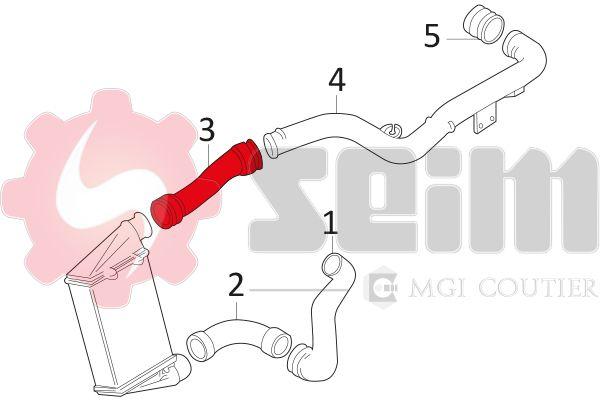 Gaine de suralimentation SEIM 981058