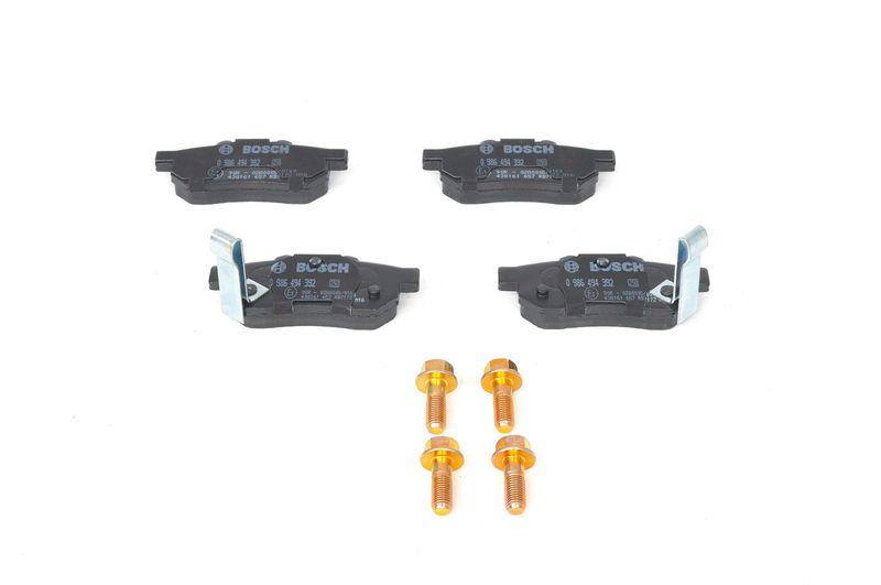 Kit de plaquettes de frein, frein à disque BOSCH 0 986 494 392