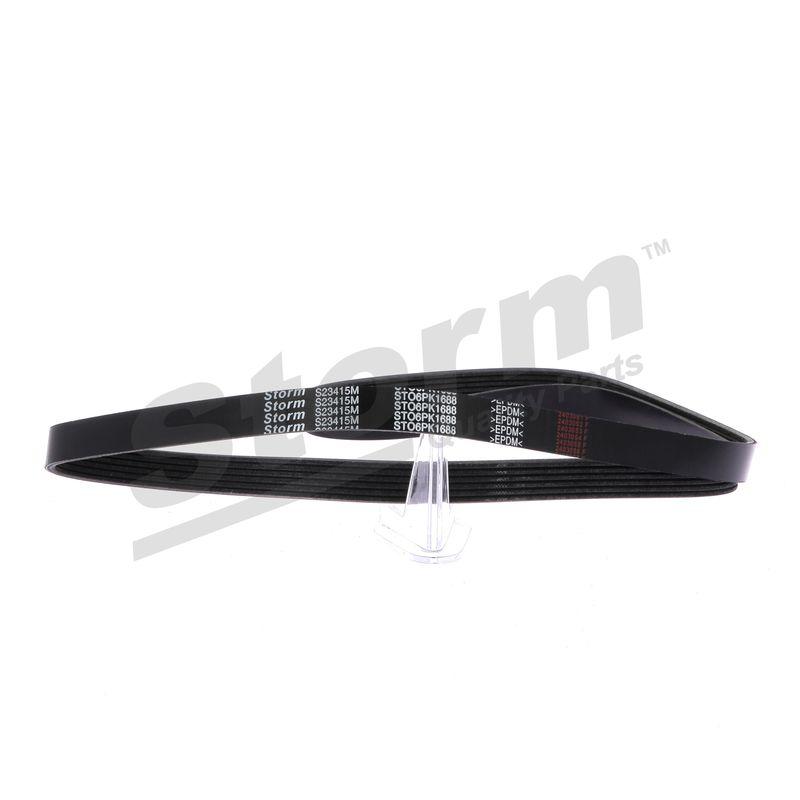 Courroie trapézoïdale à nervures STORM QUALITY PARTS STO6PK1688