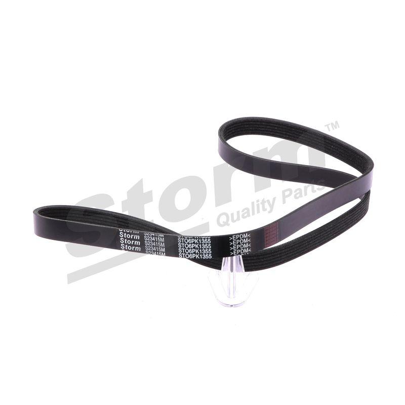 Courroie trapézoïdale à nervures STORM QUALITY PARTS STO6PK1355