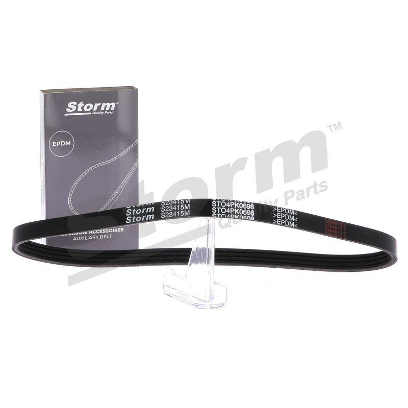 Courroie trapézoïdale à nervures STORM QUALITY PARTS STO4PK0698