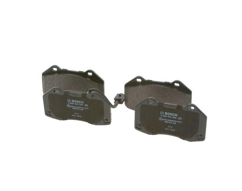 Kit de plaquettes de frein, frein à disque BOSCH 0 986 494 228