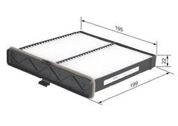 Filtre, air de l'habitacle BOSCH 1 987 435 085