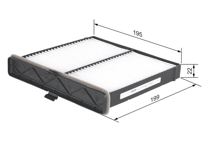 Filtre, air de l'habitacle BOSCH 1 987 435 085
