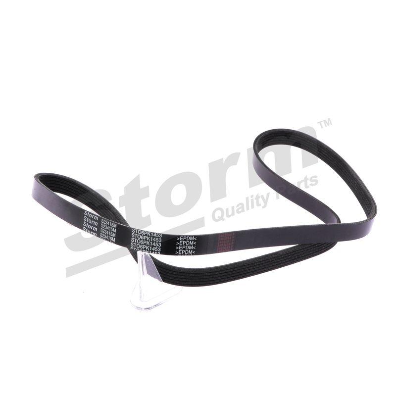 Courroie trapézoïdale à nervures STORM QUALITY PARTS STO6PK1453
