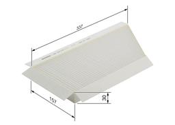 Filtre, air de l'habitacle BOSCH 1987432048