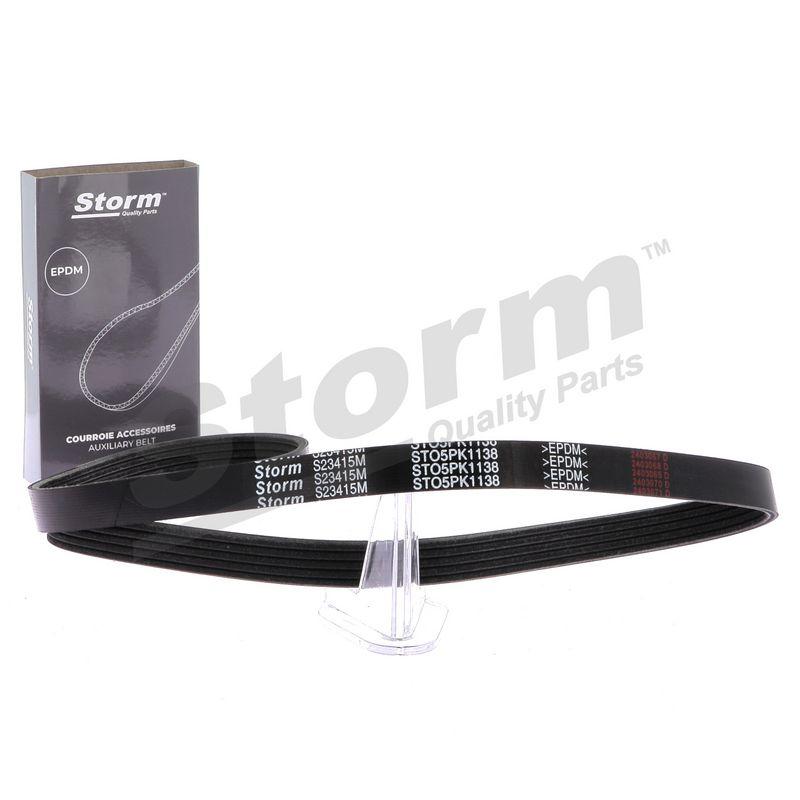 Courroie trapézoïdale à nervures STORM QUALITY PARTS STO5PK1138