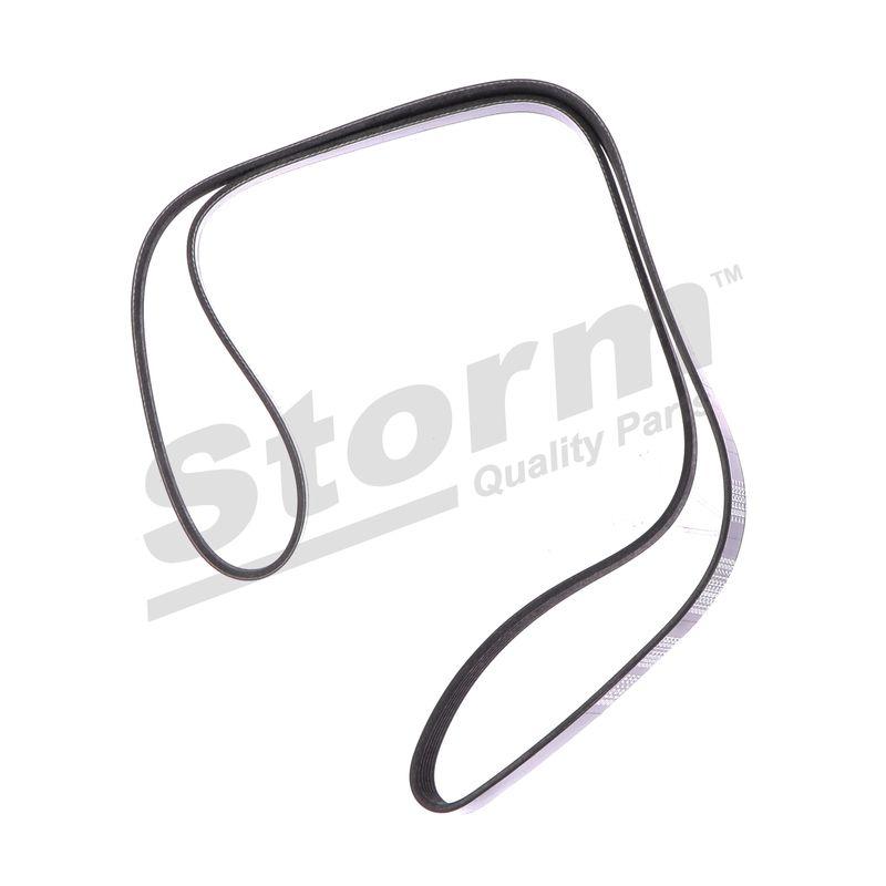 Courroie trapézoïdale à nervures STORM QUALITY PARTS STO6PK1725