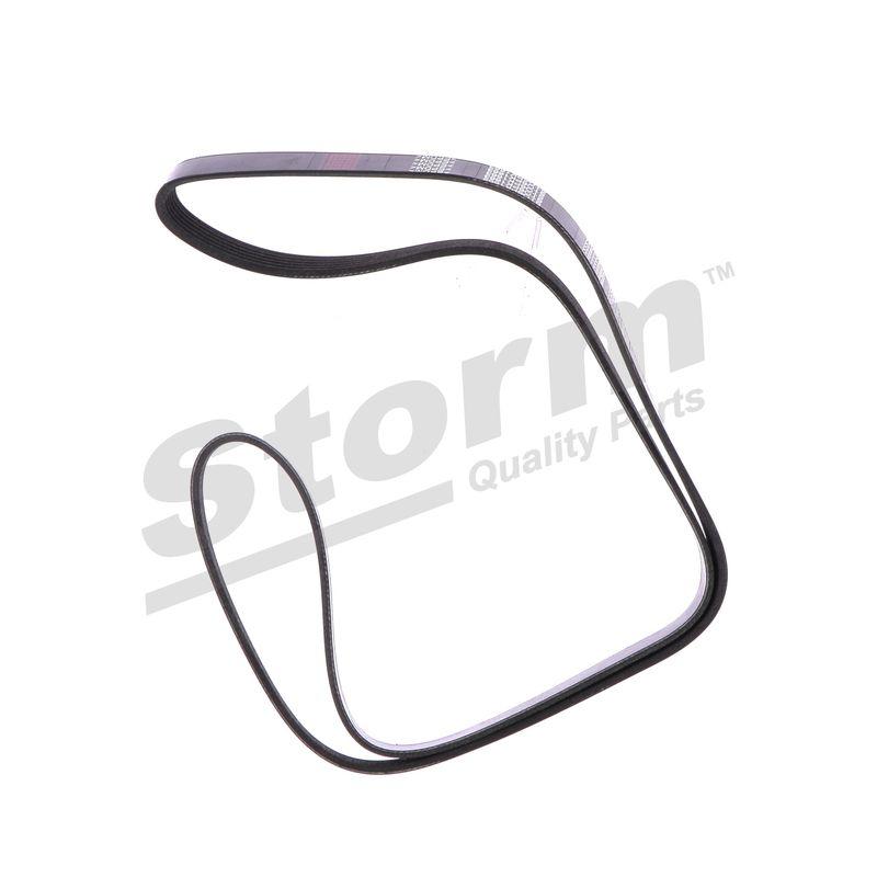 Courroie trapézoïdale à nervures STORM QUALITY PARTS STO6PK1663