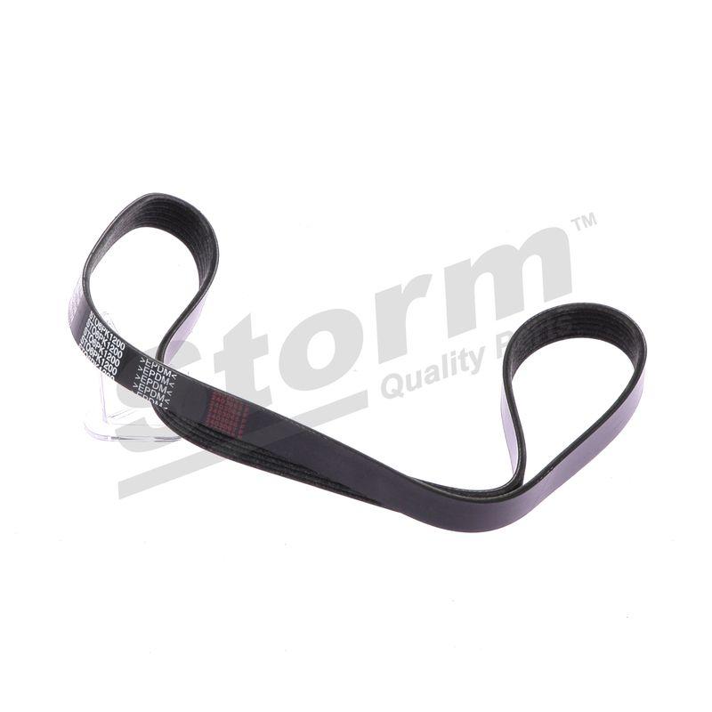 Courroie trapézoïdale à nervures STORM QUALITY PARTS STO6PK1200