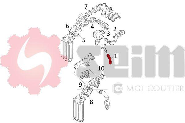 Gaine de suralimentation SEIM 981119