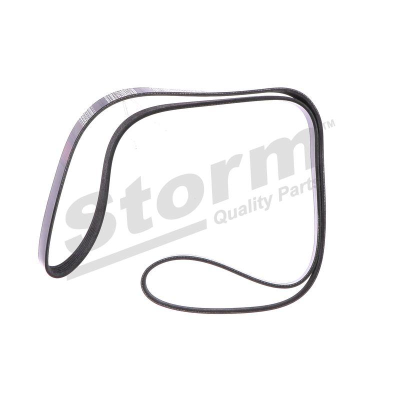 Courroie trapézoïdale à nervures STORM QUALITY PARTS STO6PK1613