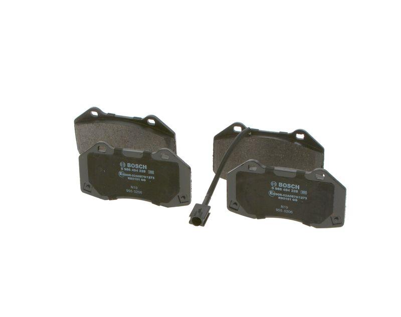 Kit de plaquettes de frein, frein à disque BOSCH 0 986 494 228