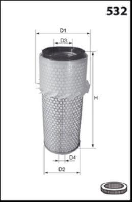Filtre à air MECAFILTER FA3451