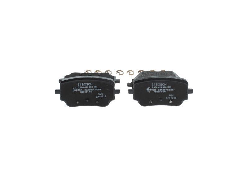 Kit de plaquettes de frein, frein à disque BOSCH 0986424890