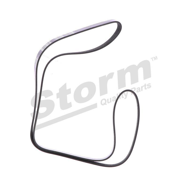 Courroie trapézoïdale à nervures STORM QUALITY PARTS STO6PK1792