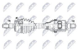 Arbre de transmission NTY NPW-MG-006