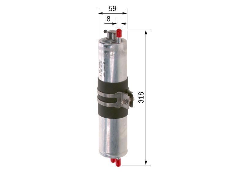 Filtre à carburant BOSCH F 026 403 766