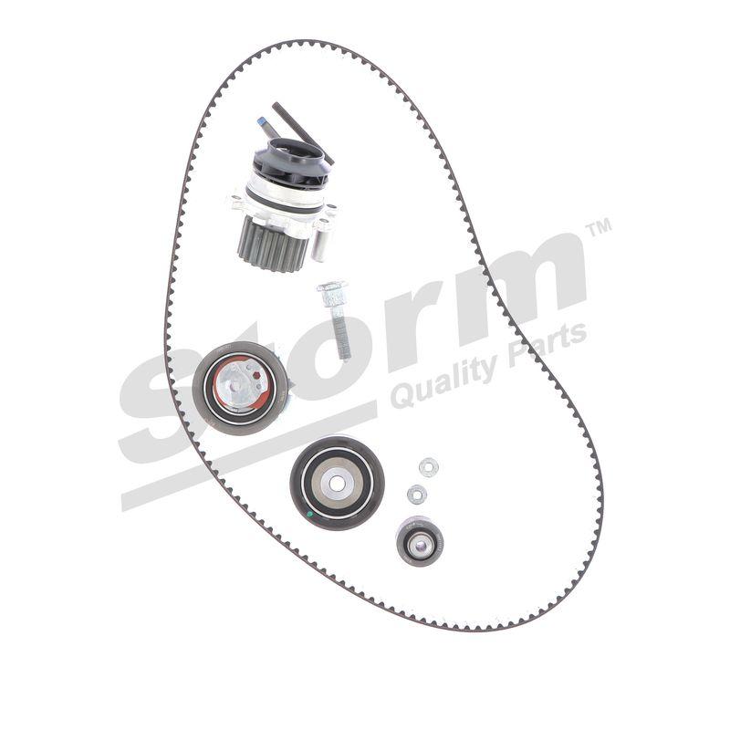 Pompe à eau + kit de courroie crantée STORM QUALITY PARTS 5550732KP