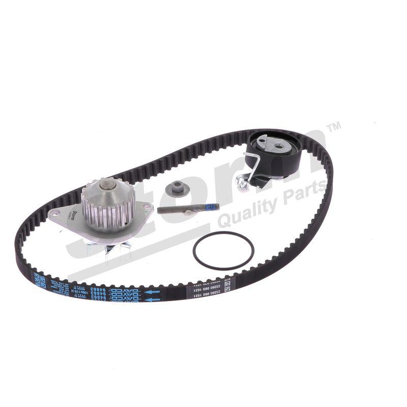 Pompe à eau + kit de courroie crantée STORM QUALITY PARTS 904463KP